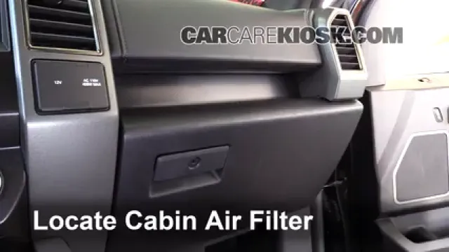 2017 Ford F-150 Raptor 3.5L V6 Turbo Crew Cab Pickup Air Filter (Cabin) Replace